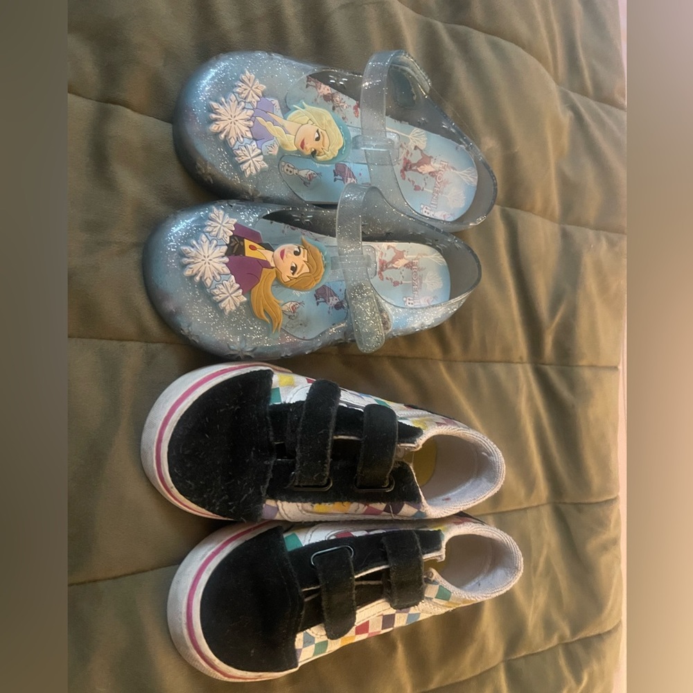 Vans and Jelly Shoes